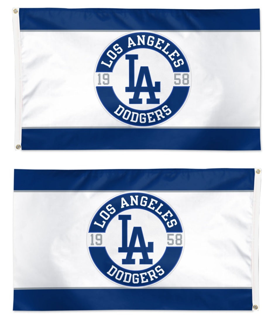 Los Angeles Dodgers Embroidered Flag 2 Sided heartlandflags