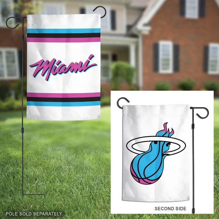 Miami Heat City Garden Flag 2 Sided heartlandflags