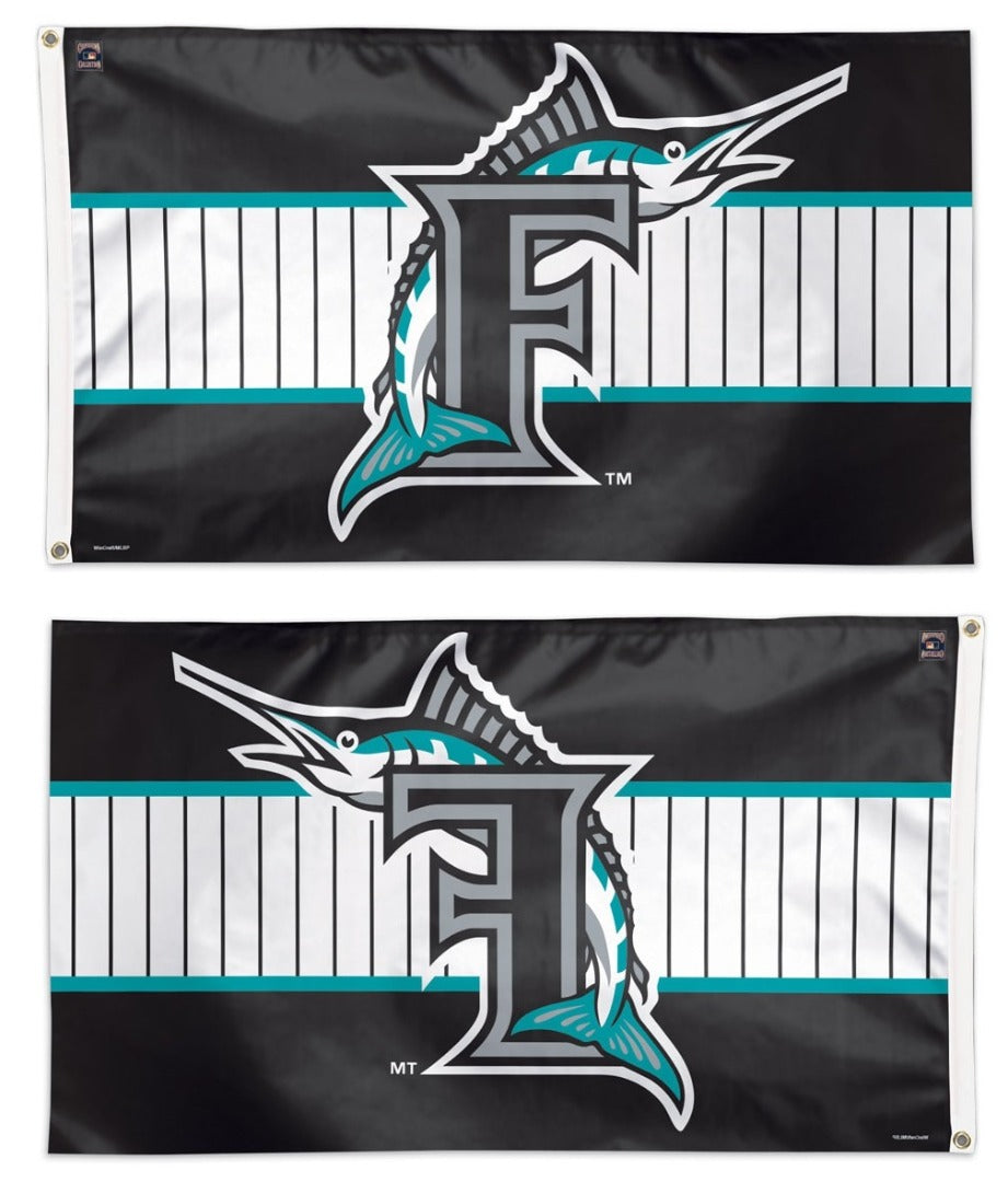 Miami Marlins Flag 3x5 Retro Vintage Throwback Florida heartlandflags