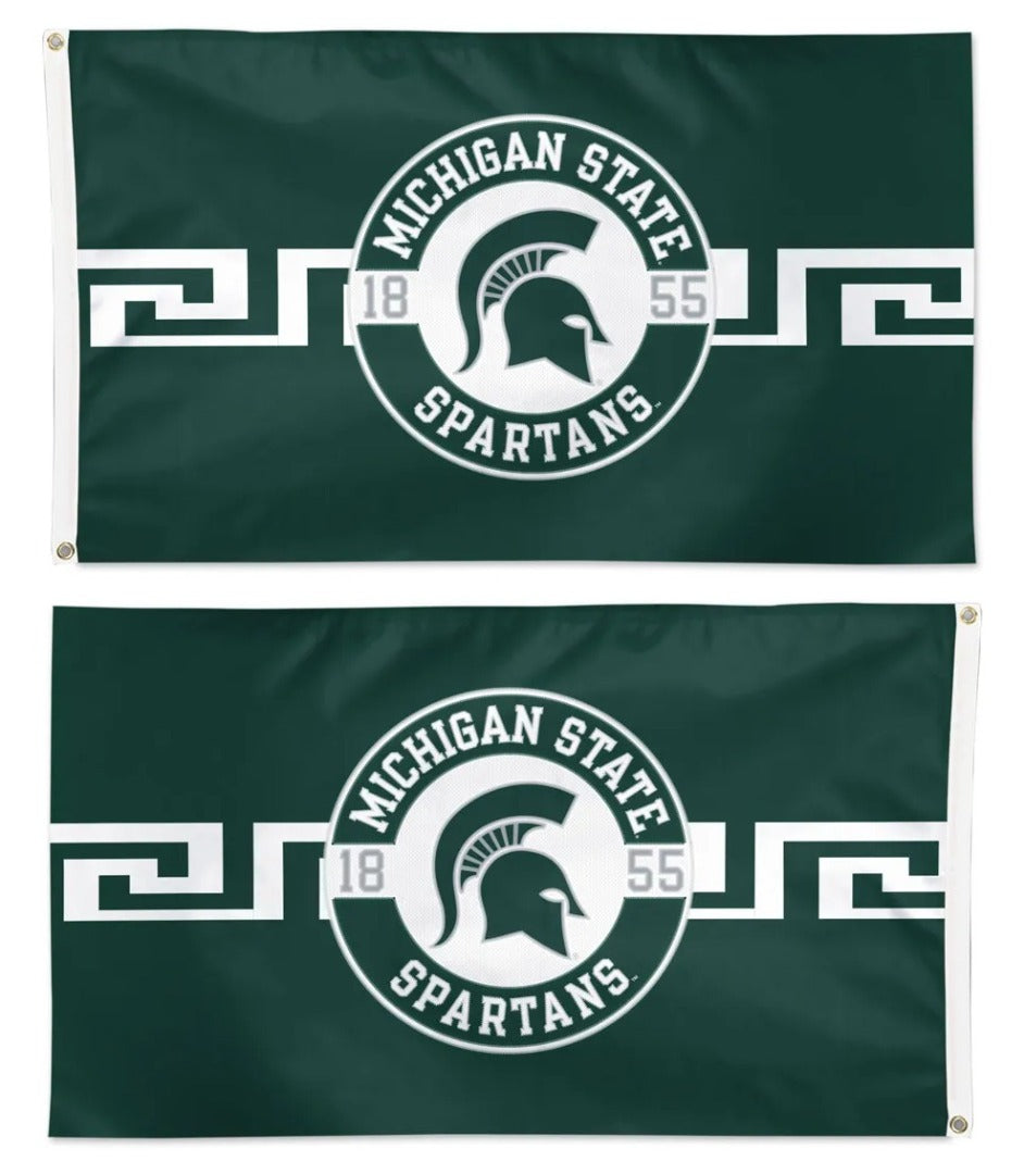 Michigan State 2 Sided Embroidered Flag heartlandflags