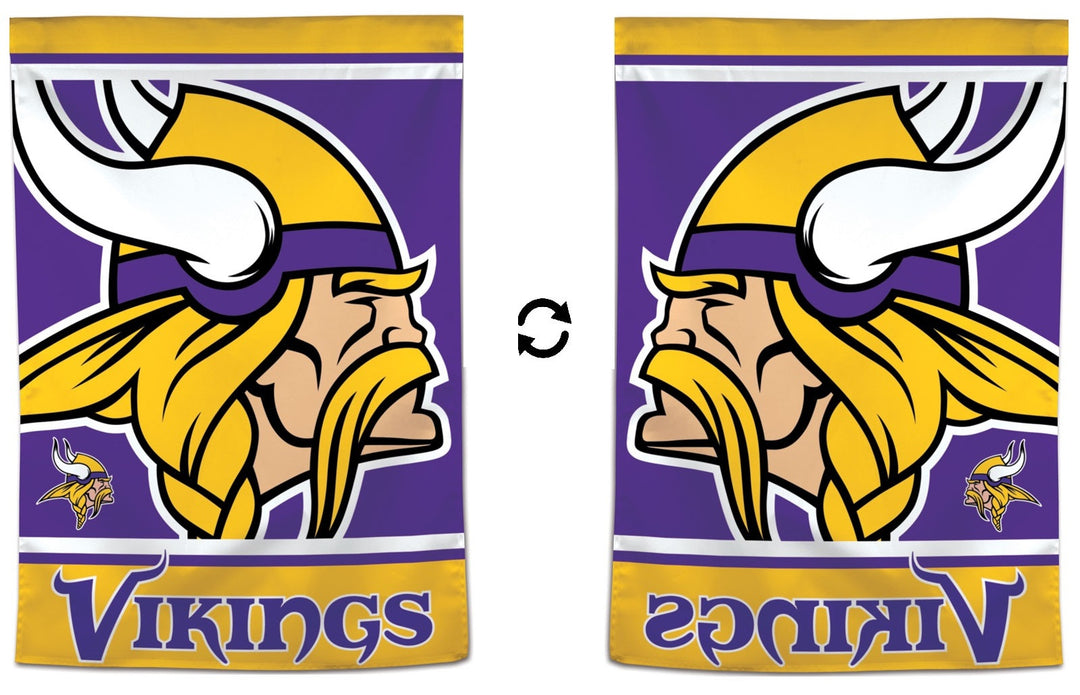 Minnesota Vikings Banner Mega Logo House Flag heartlandflags