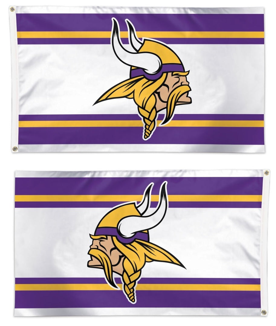 Minnesota Vikings Flag 3x5 Away Stripe heartlandflags