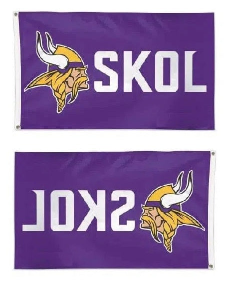Minnesota Vikings Flag 3x5 SKOL heartlandflags