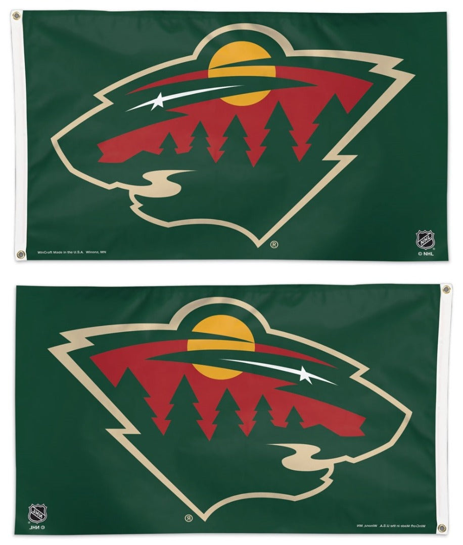 Minnesota Wild Flag 3x5 Hockey heartlandflags