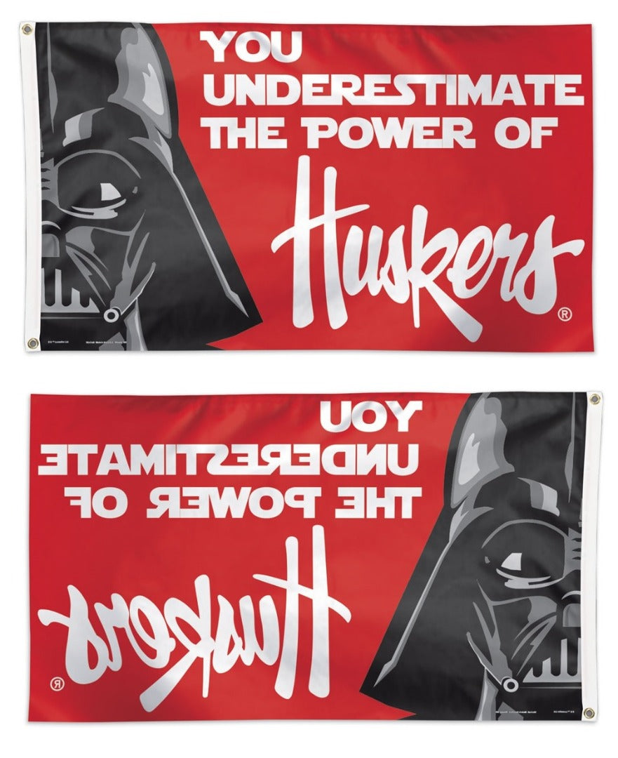 Nebraska Huskers Flag 3x5 Star Wars Darth Vader heartlandflags