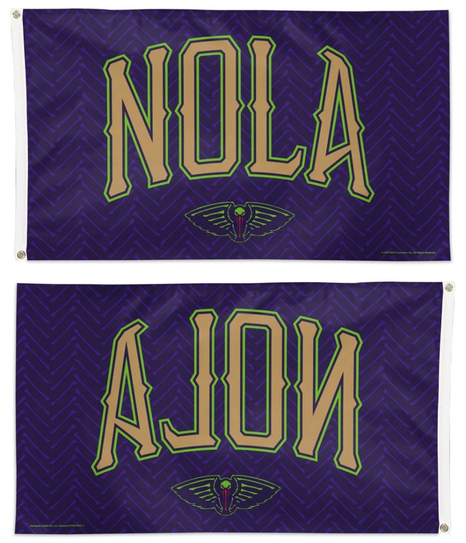 New Orleans Pelicans City Edition Flag 3x5 heartlandflags