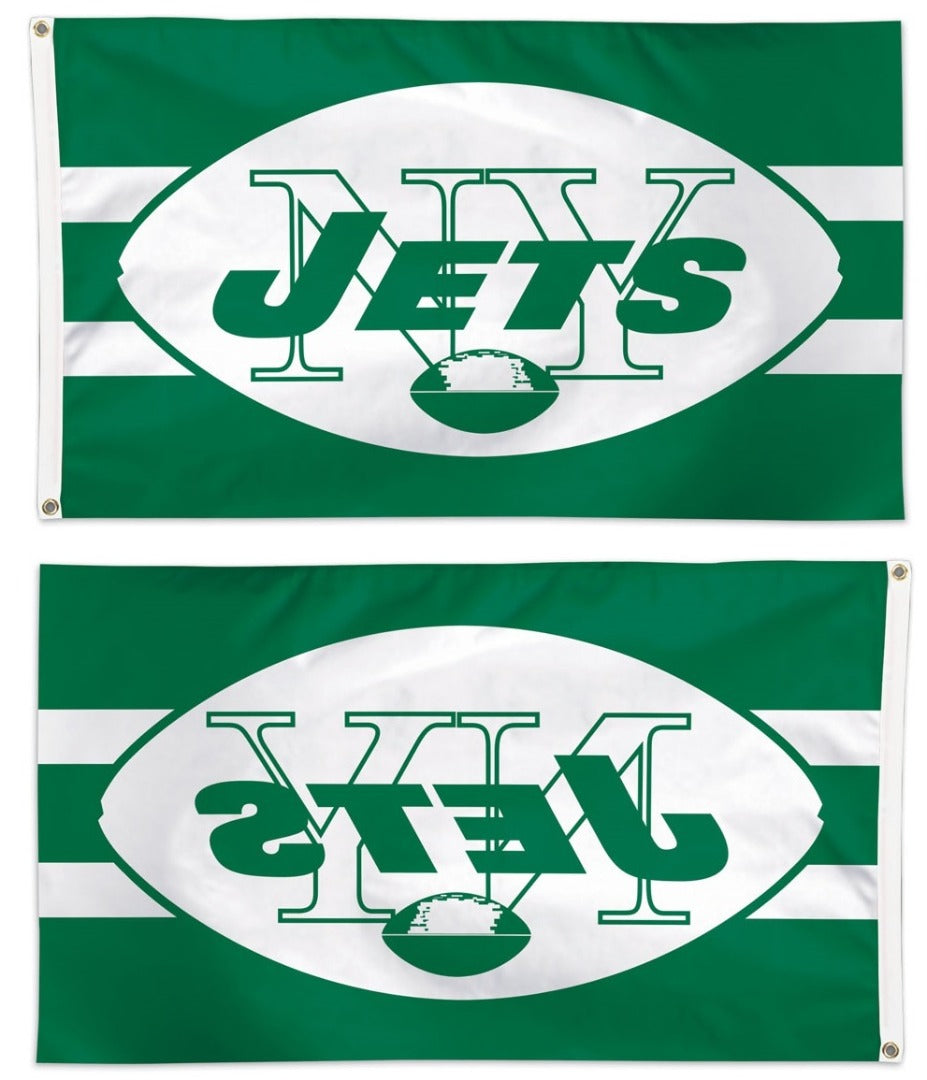 New York Jets Flag 3x5 Vintage Retro Throwback heartlandflags
