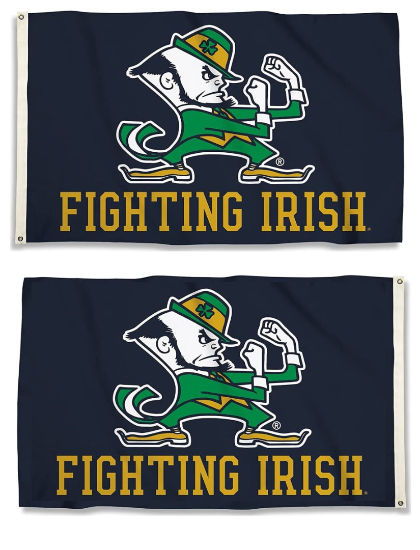 Notre Dame Fighting Irish Flag 2 Sided 3x5 heartlandflags