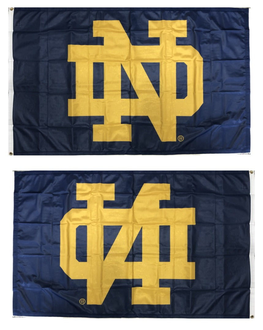 Notre Dame Flag 3x5 Dark Gold ND Logo heartlandflags