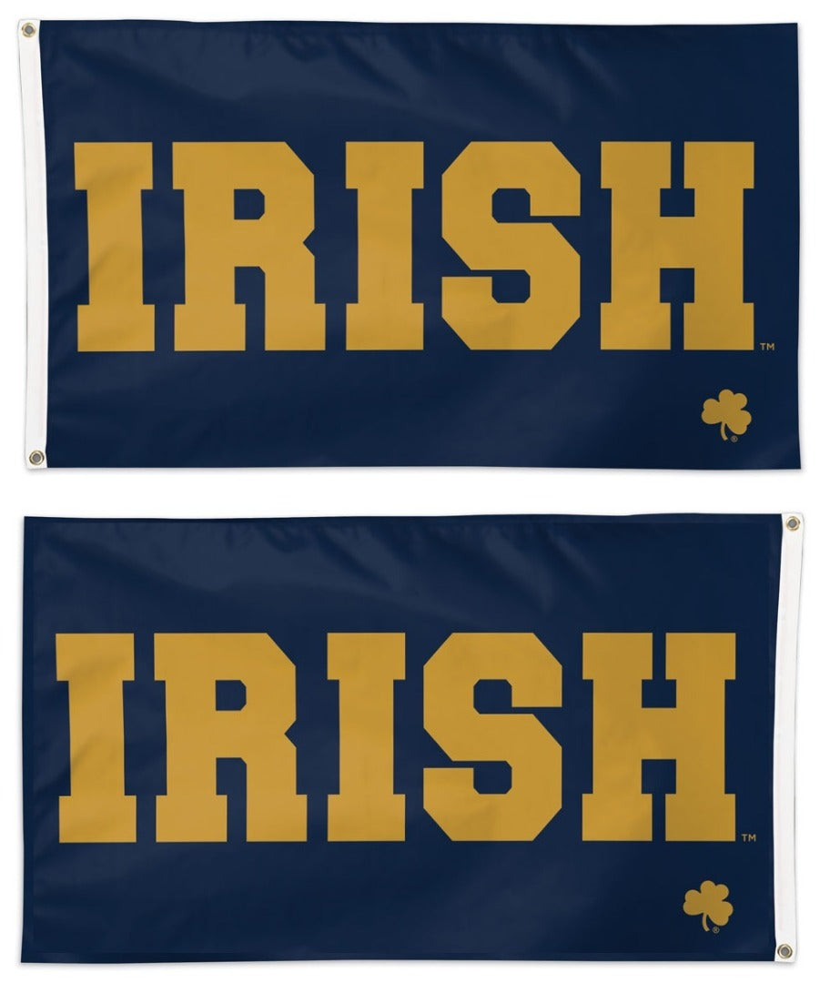 Notre Dame Flag 3x5 IRISH 2 Sided heartlandflags