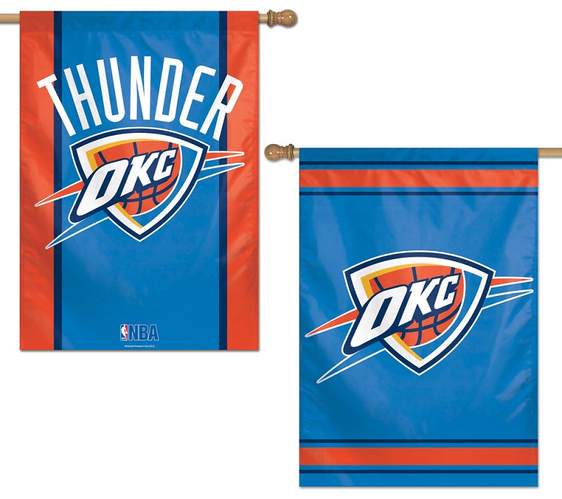 Oklahoma City Thunder 2 Sided Banner heartlandflags