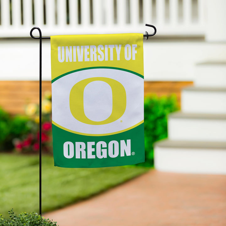 Oregon Ducks 2 Sided Garden Flag heartlandflags