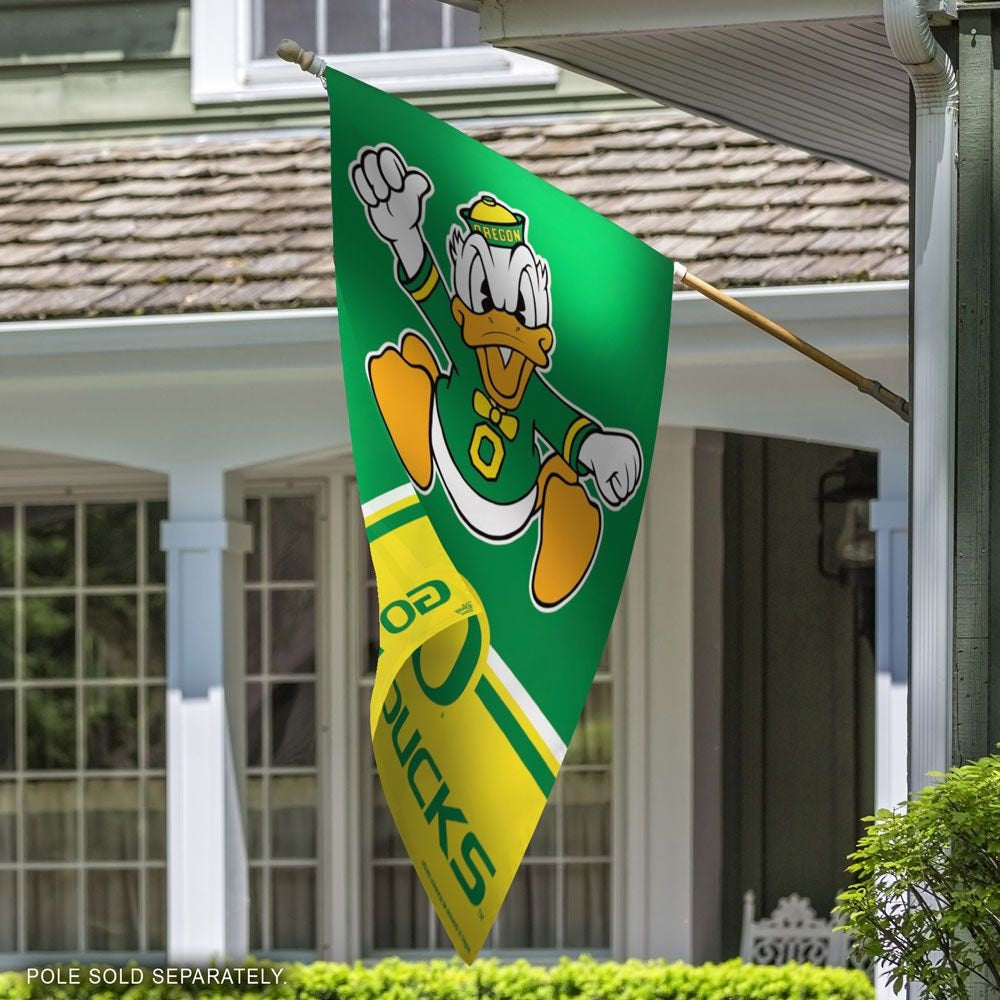 Oregon Ducks Banner Donald Duck heartlandflags