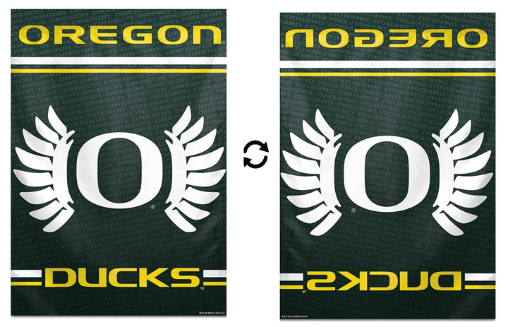 Oregon Ducks Flag Vertical Logo House Banner heartlandflags