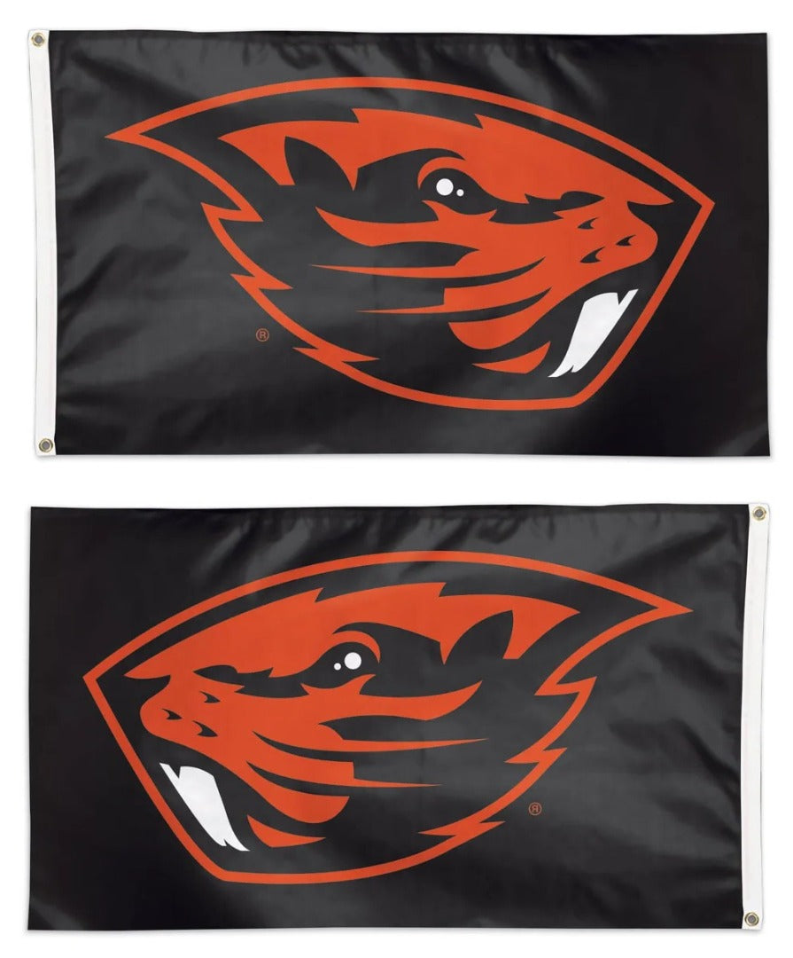 Oregon State Beavers Flag 3x5 Black heartlandflags