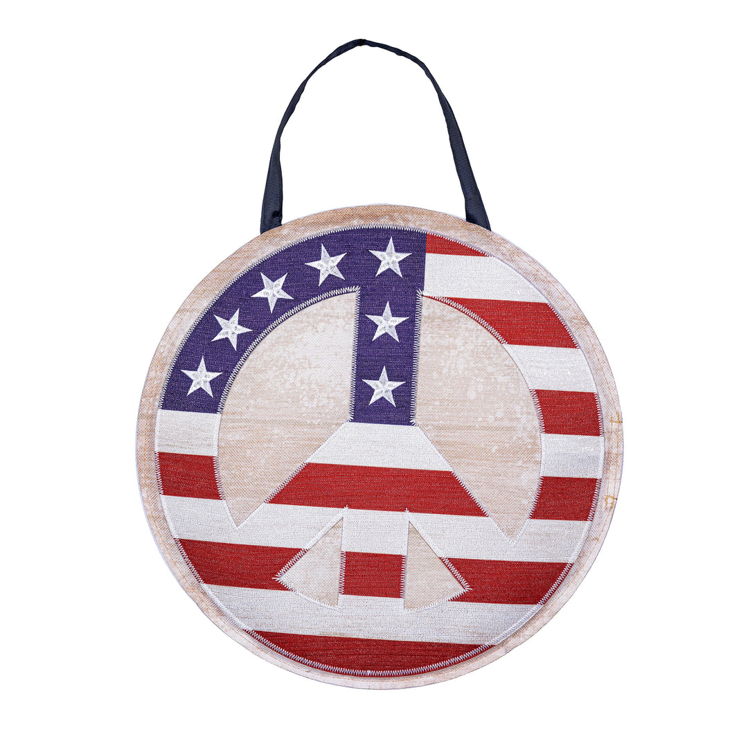 Patriotic United In Peace Door Decoration heartlandflags
