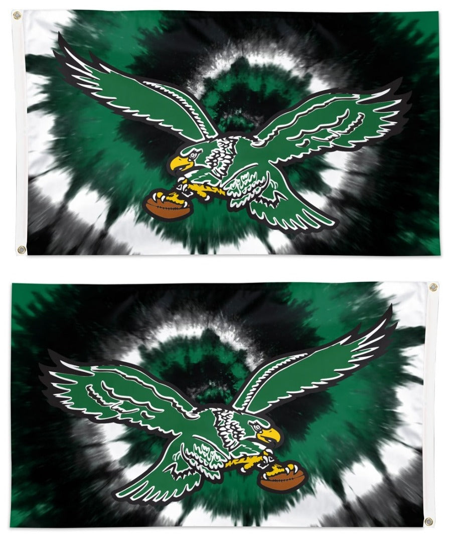 Philadelphia Eagles Flag 3x5 Tie Dye heartlandflags