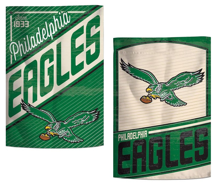 Philadelphia Eagles Garden Flag 2 Sided Retro Classic Logo heartlandflags