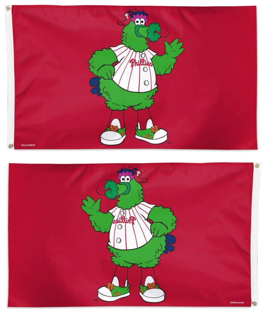 Phillie Phanatic Flag 3x5 Mascot heartlandflags