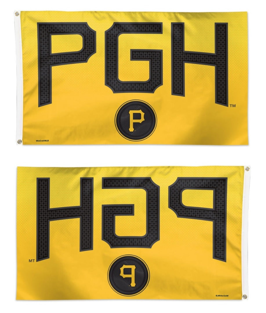 Pittsburgh Pirates Flag 3x5 City Connect Logo heartlandflags