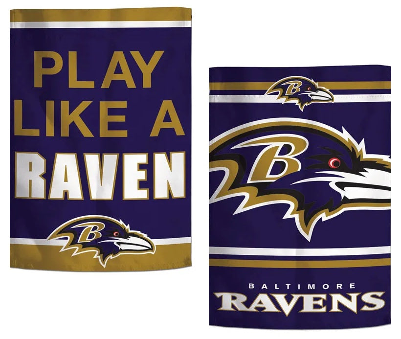 Play Like A Raven 2 Sided Garden Flag heartlandflags