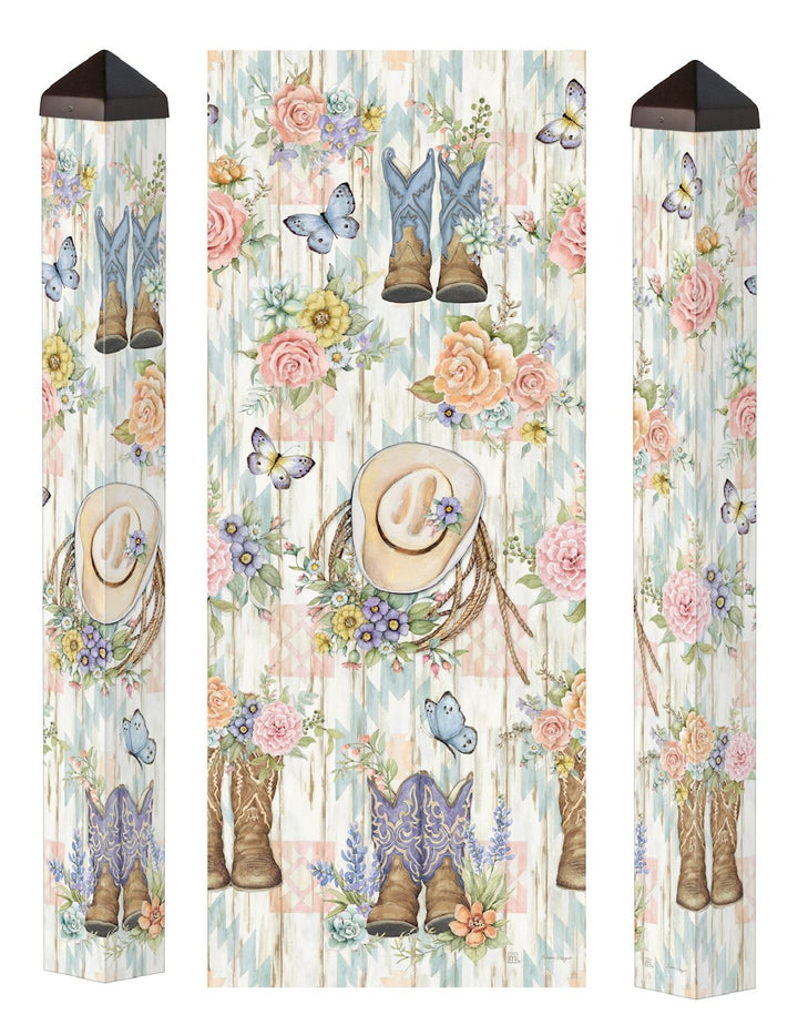 Rosewood Ranch Art Pole 40 Inches Tall heartlandflags