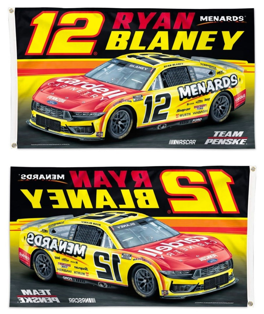 Ryan Blaney Flag 3x5 Menards 2025 heartlandflags