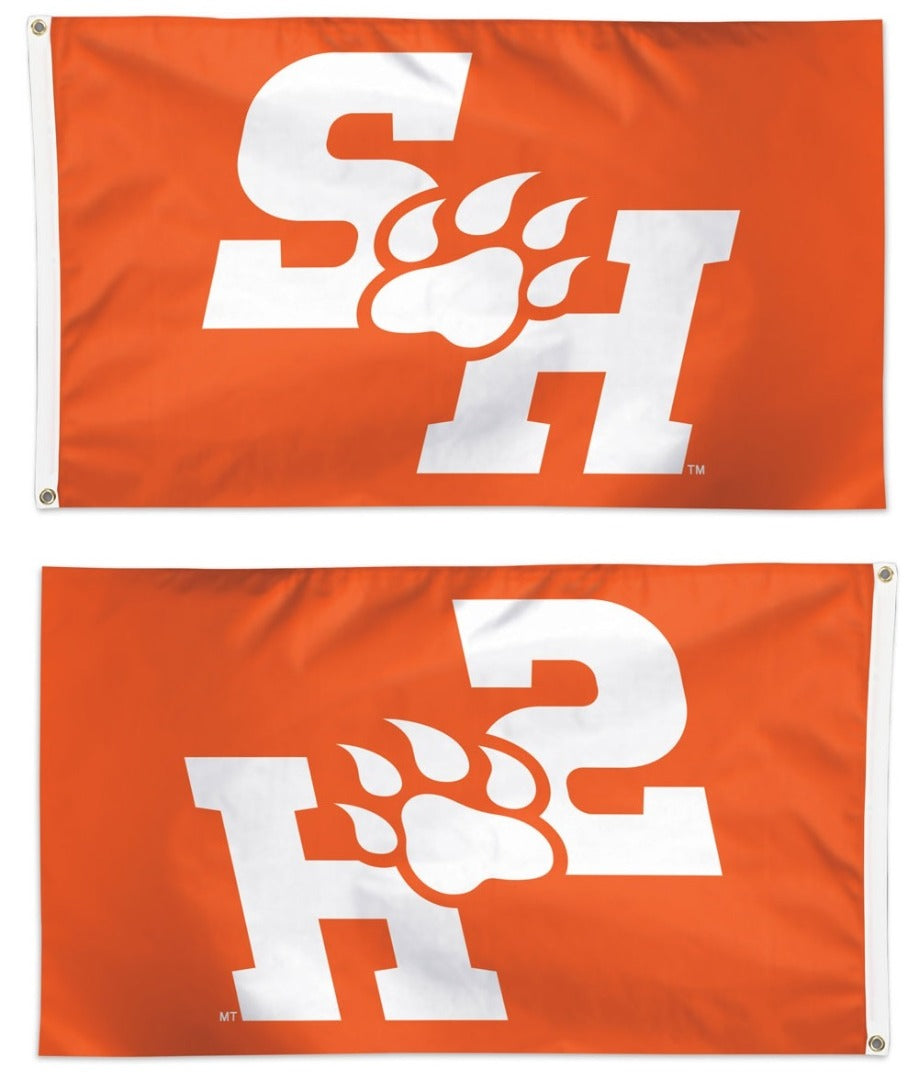 Sam Houston State Flag 3x5 Flag Orange Logo heartlandflags