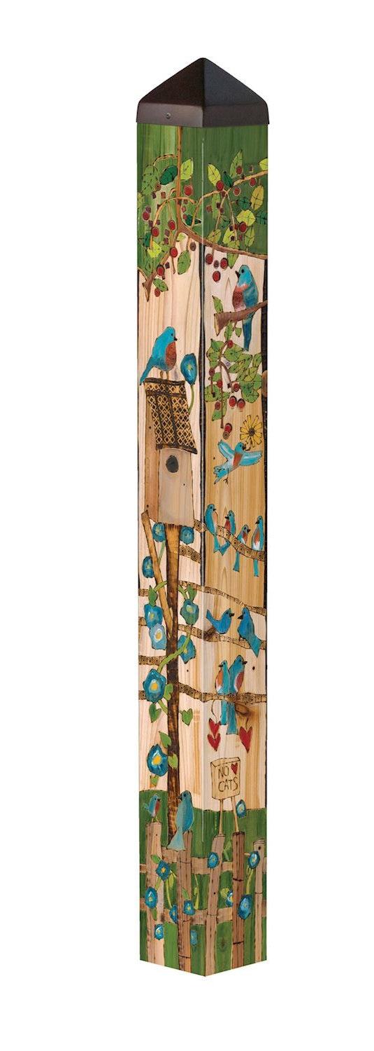 Share The Happy 40 Inch Art Pole heartlandflags