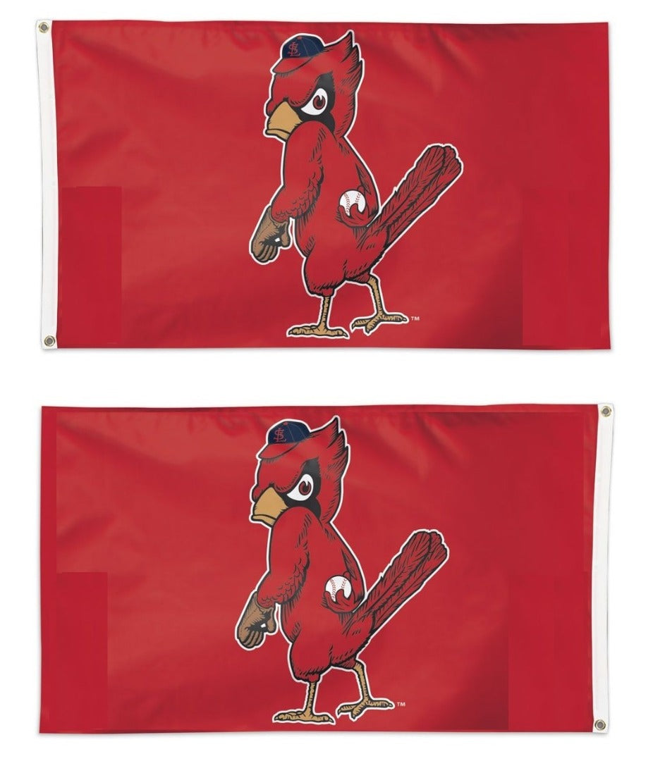 St Louis Cardinals Flag Cooperstown Logo 2 Sided 3x5 heartlandflags