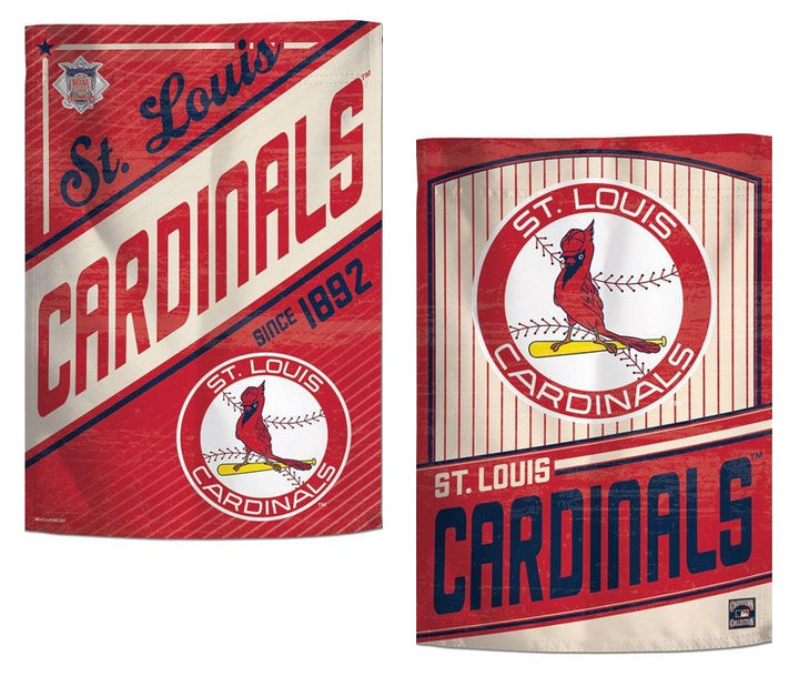 St Louis Cardinals Garden Flag 2 Sided Retro Classic heartlandflags