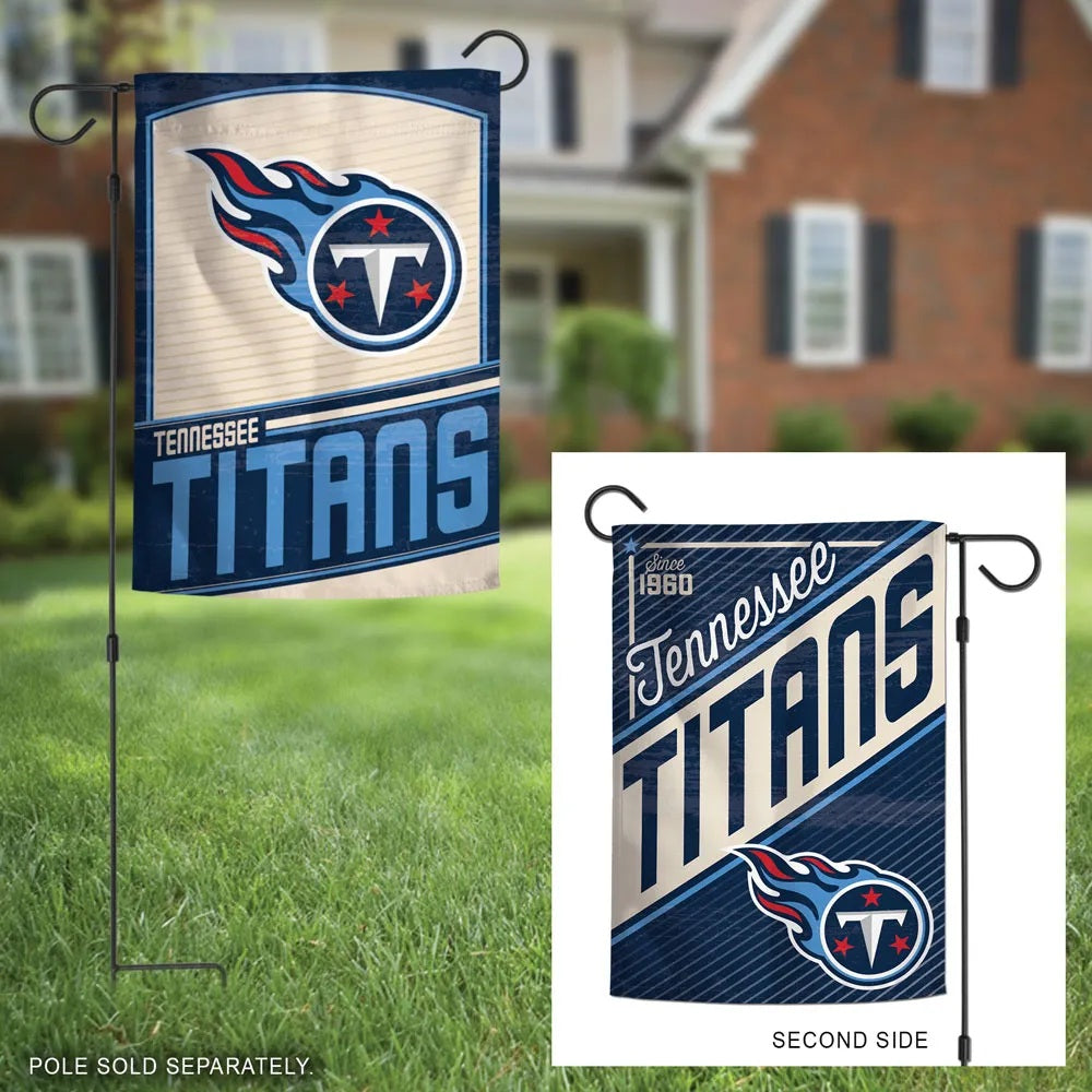 Tennessee Titans 2 Sided Classic Garden Flag heartlandflags