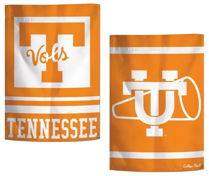 Tennessee Volunteers Garden Flag 2 Sided Classic Vintage Logo heartlandflags