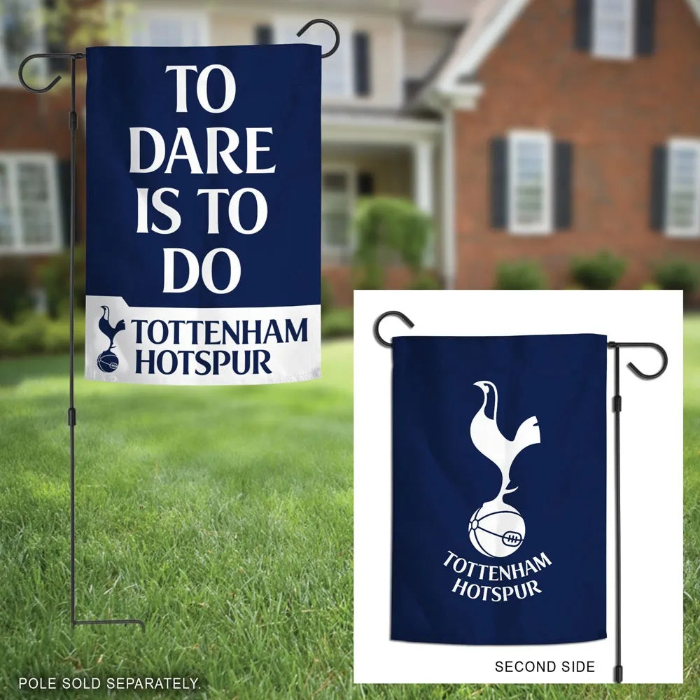 Tottenham Hotspur Garden Flag 2 Sided Logo heartlandflags