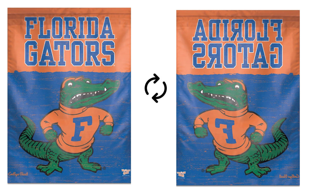 University of Florida Gators Banner Throwback Logo Flag heartlandflags