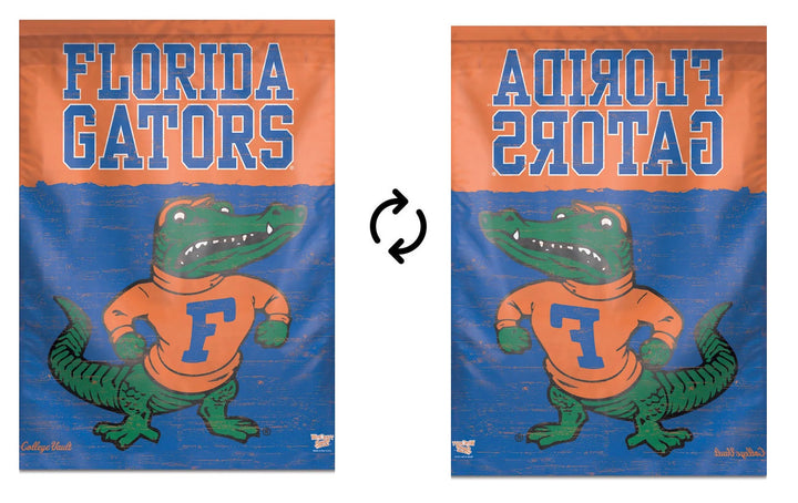 University of Florida Gators Banner Throwback Logo Flag heartlandflags