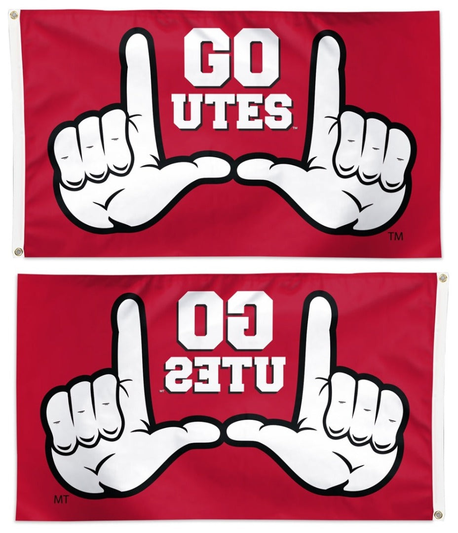 Utah Flag 3x5 Go Utes Solgan heartlandflags