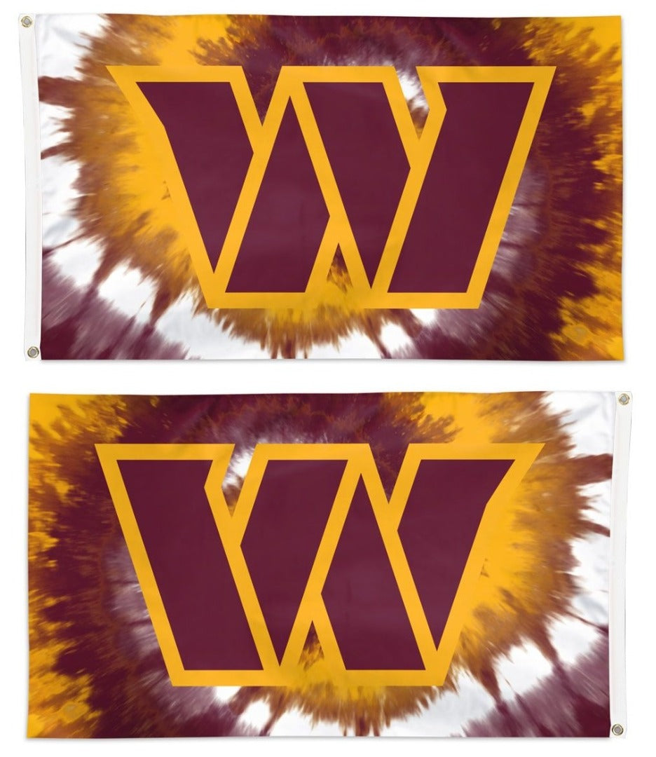Washington Commanders Flag 3x5 Tie Dye heartlandflags