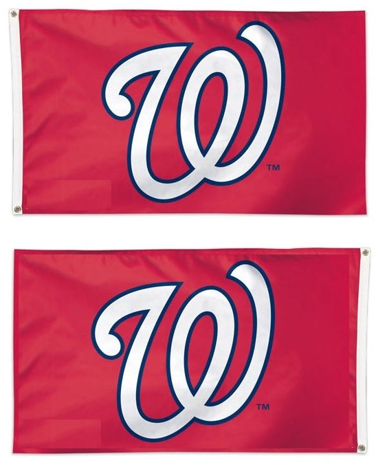 Washington Nationals Flag 3x5 Logo 2 Sided heartlandflags