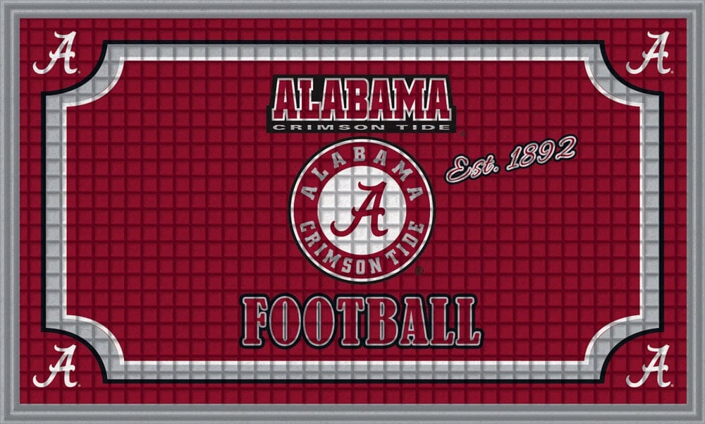 Alabama Football Doormat Embossed 41EM924 Heartland Flags