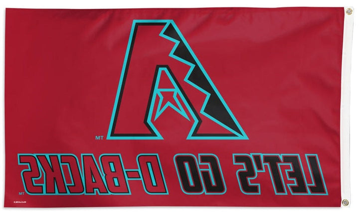 Arizona Diamondbacks Flag 3x5 Let's Go D-Backs 34542324 Heartland Flags