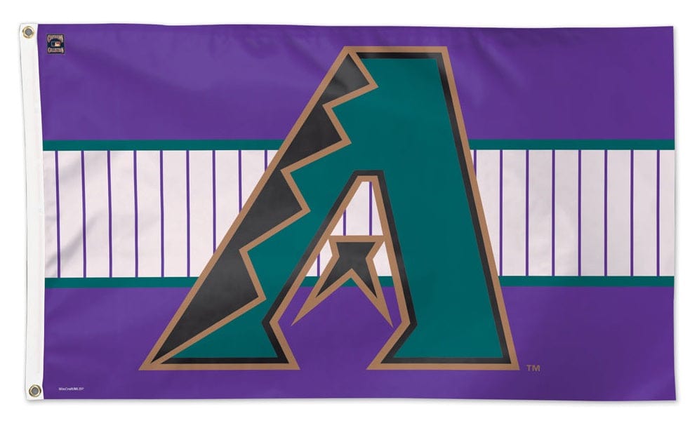 Arizona Diamondbacks Flag 3x5 Throwback Logo 04407319 Heartland Flags