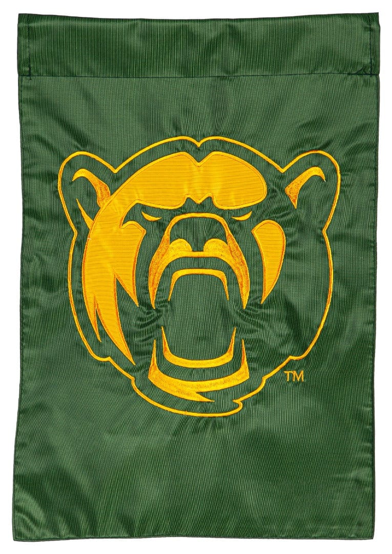 Baylor Bears Garden Flag 2 Sided Applique Logo 16A925 Heartland Flags