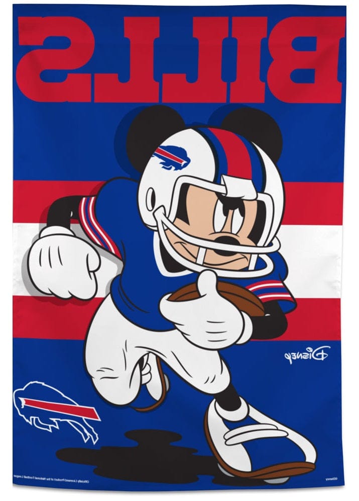 Buffalo Bills Banner Mickey Mouse Football Flag 71160121 Heartland Flags