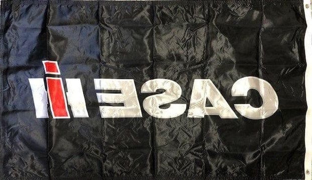 Case IH Flag 3x5 Black Single Sided International Harvester 684127 Heartland Flags