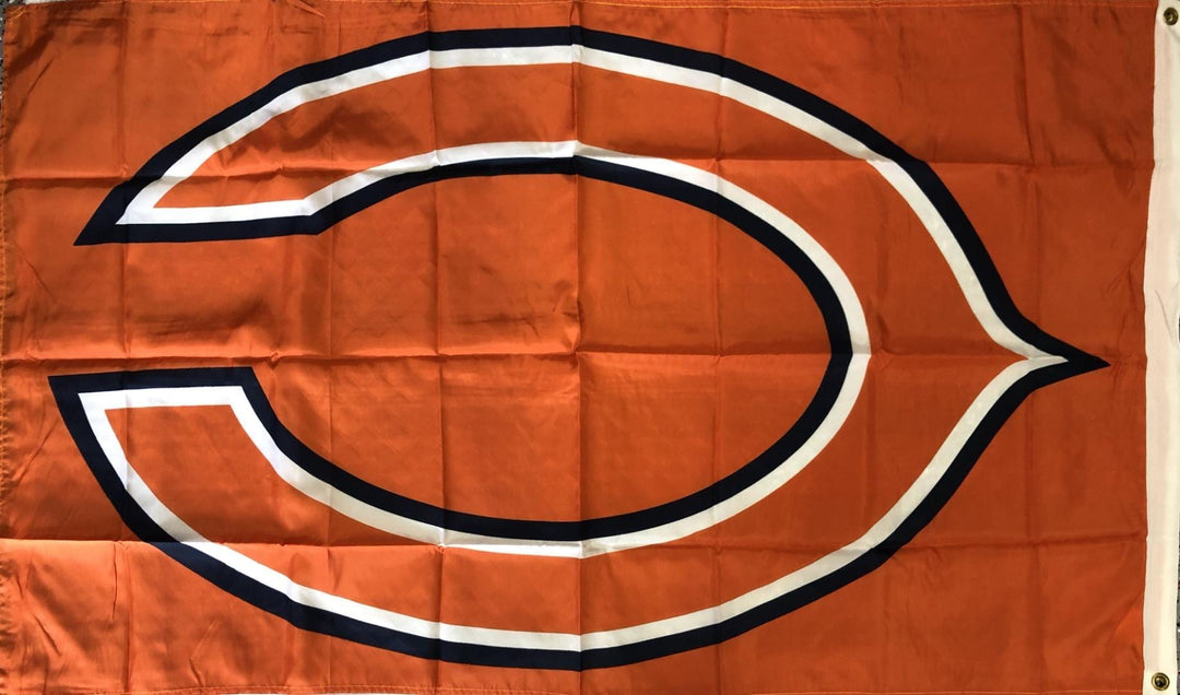 Chicago Bears Flag 4x6 Logo Orange 103928 Heartland Flags