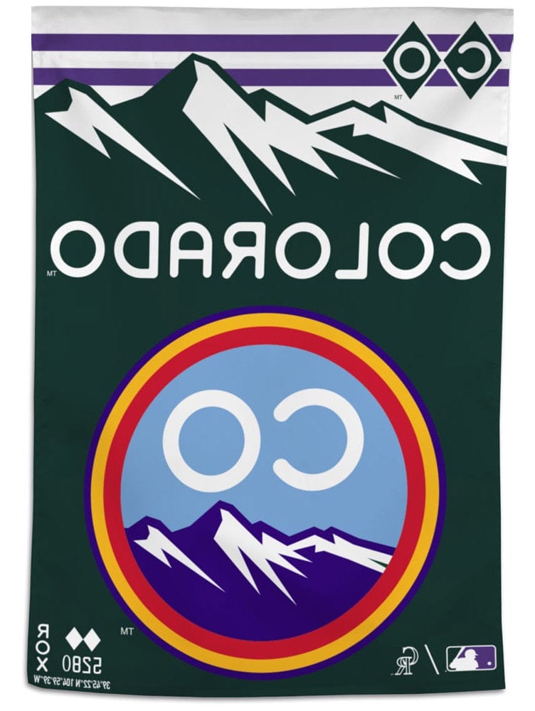 Colorado Rockies Banner City Connect Flag ROX 55719322 Heartland Flags