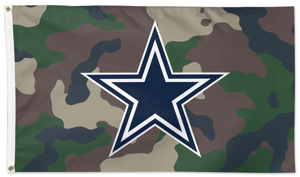 Dallas Cowboys Flag 3x5 Camo Military 32591321 Heartland Flags