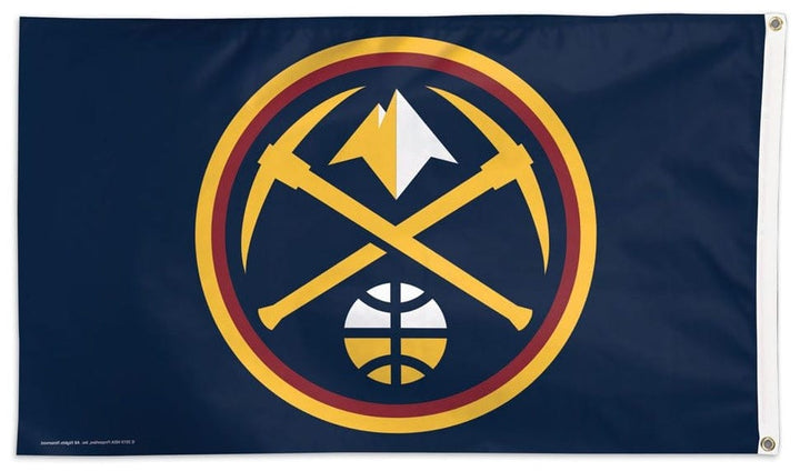 Denver Nuggets Flag 3x5 Logo on Navy 02388119 Heartland Flags