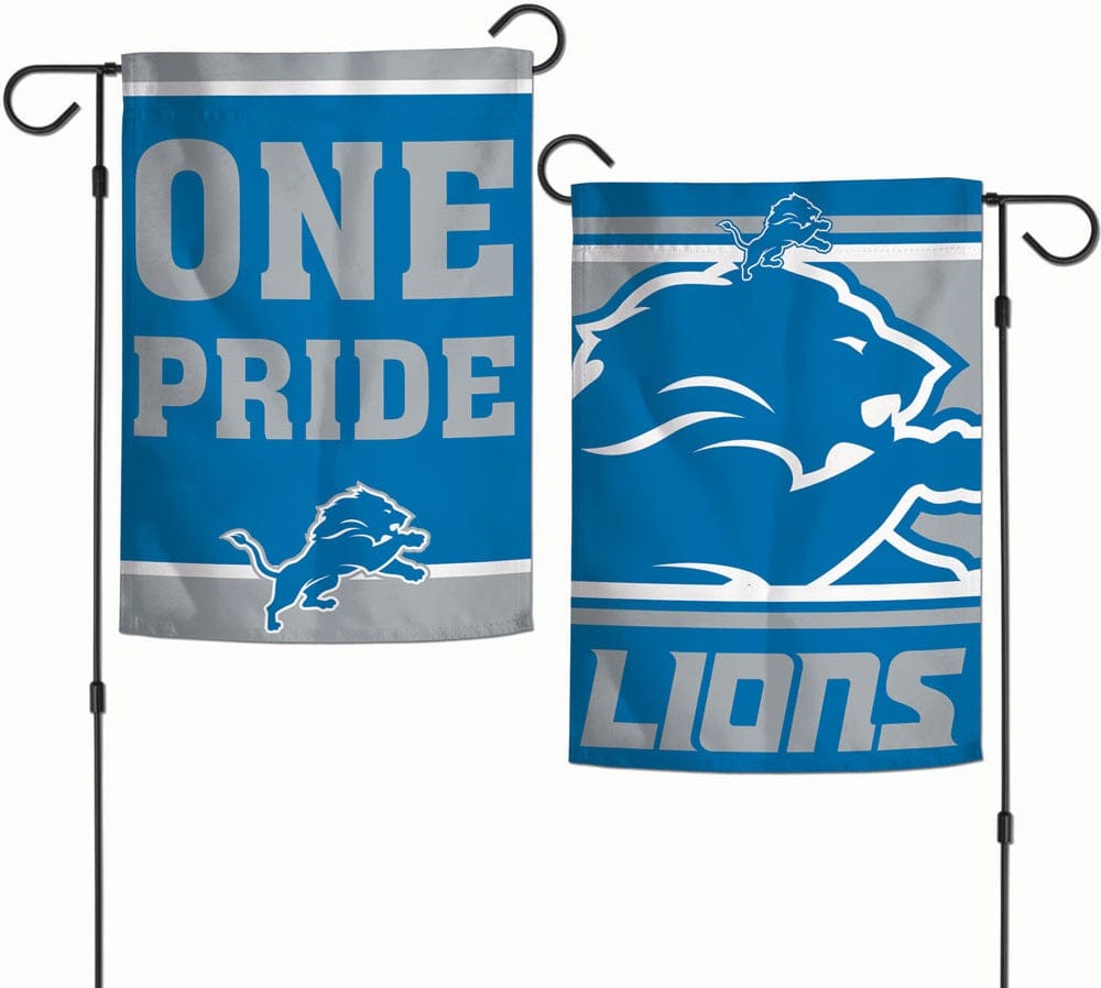 Detroit Lions Garden Flag 2 Sided One Pride Slogan 75933118 Heartland Flags